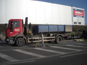 Iveco s hydraulickou rukou